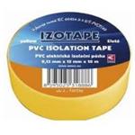 PremiumCord Izolační páska PVC 15/10 žlutá