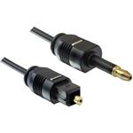 PremiumCord Kabel 3,5mm mini Toslink - Toslink, OD:2.2mm, délka 1m kjtos2-1