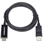 PremiumCord Kabel DisplayPort na HDMI M/M 5m kportadk01-05