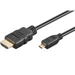 PremiumCord Kabel HDMI A - HDMI micro D, 1m kphdmad1