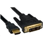 PREMIUMCORD Kabel HDMI - DVI 1m (M/M, zlacené kontakty, stíněný) kphdmd1