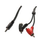 PremiumCord, Kabel Jack 3.5mm-2xCINCH+2xCINCH M/M 1,5m