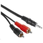 PremiumCord Kabel Jack 3.5mm-2xCINCH M/M 5m