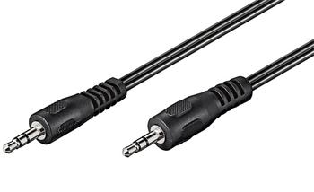 PremiumCord Kabel Jack 3,5mm M/M 5m/ černý