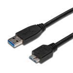 PremiumCord Kabel Micro USB 3.0 5Gbps USB A - Micro USB B, MM, 3m ku3ma3bk