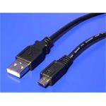 PremiumCord Kabel micro USB, A-B 1m