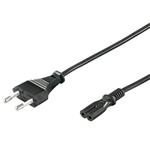 PremiumCord Kabel síťový 230V k magnetofonu 3m, černý KPSPM3