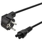PremiumCord Kabel síťový 230V k notebooku 2m, trojlístek "Mickey Mouse" kpspt2