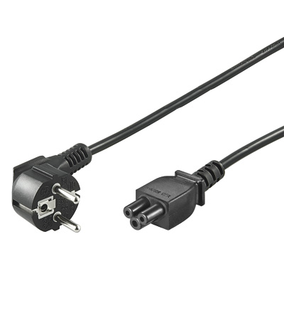 PremiumCord Kabel síťový 230V k notebooku 5m, trojlístek "Mickey Mouse" kpspt5