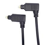 PremiumCord Kabel Toslink 90° - Toslink 90°, tloušťka kabelu:4.0mm, délka 1m kjtos4-1