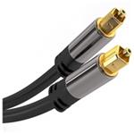 PremiumCord Kabel Toslink M/M, 6mm, 0,5m, černá kjtos6-05