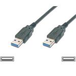 PremiumCord Kabel USB 3.0 Super-speed 5Gbps A-A, 9pin, 3m ku3aa3bk