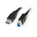 PremiumCord Kabel USB 3.0 Super-speed 5Gbps A-B, 9pin, 1m ku3ab1bk