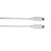 PremiumCord kábel USB 3.2 konektor C/male - USB 3.2 C/male, biely, 1m ku31cc1w