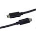 PremiumCord Kabel USB 3.2 konektor C/male - USB 3.2 C/male, černý, 1m ku31cc1bk