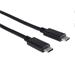 PremiumCord Kabel USB 3.2 konektor C/male - USB 3.2 C/male, černý, 1m ku31cc1bk