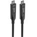 PREMIUMCORD Kabel USB-C GEN2 AOC DP1.4 8K@60Hz a 4K@144Hz 10Gbps, 15m ku31xa15