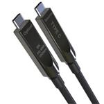 PREMIUMCORD Kabel USB-C GEN2 AOC DP1.4 8K@60Hz a 4K@144Hz 10Gbps, 7m ku31xa7