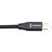 PremiumCord Kábel USB-C M/M, 5A, 240W 480Mbps cierny bavlnený oplet, 2m ku31cv2
