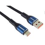 PremiumCord Kábel USB-C/M - USB 2.0 A/M, rýchle nabíjanie prúdom 5A, 1.5m ku31cy15