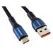 PremiumCord Kábel USB-C/M - USB 2.0 A/M, rýchle nabíjanie prúdom 5A, 1m ku31cy1