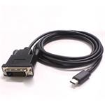 PremiumCord Kabel USB-C na DVI, FullHD@60Hz, 1,8m ku31dvi02