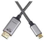 PremiumCord kabel USB-C na HDMI 2m rozlišení obrazu 8K@60Hz,4K@144Hz Aluminium ku31hdmi22