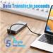 PremiumCord Kabel USB typ C/M zahnutý konektor 90° - USB 3.0 A/M, 50cm