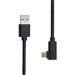 PremiumCord Kabel USB typ C/M zahnutý konektor 90° - USB 3.0 A/M, 50cm ku31cz05bk