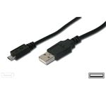 PremiumCord - Kabel USB - USB (M) do Micro USB typ B (M) - 2 m - lisovaný - černá