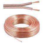 PremiumCord Kabely na propojení reprosoustav 99,9% měď 2x2,5mm2 50m kjpr-02-50