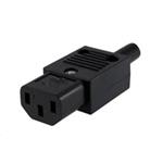 PREMIUMCORD Konektor napájecí 230V na kabel (samice, IEC C13)
