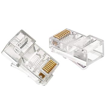 PremiumCord Konektor RJ45 8pinů UTP Cat5e na lanko (licna), balení 100ks srj45-100