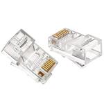 PremiumCord Konektor RJ45 8pinů, UTP Cat6, balení 50ks srj45-c6-50