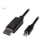 PremiumCord Mini DisplayPort - DisplayPort V1.2 přípojný kabel M/M 3m kport7-03