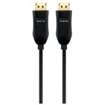 PremiumCord Optický DisplayPort 1.3/1.4 přípojný kabel M/M, zlacené konekt. 10m kport6-10