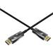 PremiumCord Optický DisplayPort 1.4 přípojný kabel M/M, zlacené konekt. 15m kport6-15