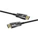 PremiumCord Optický DisplayPort 1.4 přípojný kabel M/M, zlacené konekt. 15m kport6-15