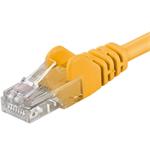 Premiumcord Patch kabel CAT 6a S-FTP, RJ45-RJ45, AWG 26/7 0,25m žlutá