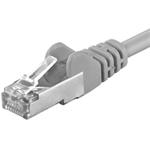 Premiumcord Patch kabel CAT 6a S-FTP,RJ45-RJ45,LSOH, AWG 26/7 10m šedá sp6alsoh100