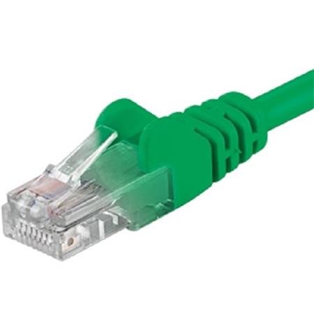 PremiumCord - Patch kabel - RJ-45 (M) do RJ-45 (M) - 1 m - UTP - CAT 6 - provedení bez hrbolků - ze