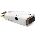 PremiumCord převodník HDMI na VGA + audio, bílý khcon-48