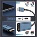 PremiumCord Převodník USB-C na HDMI, rozlišení 4K a FULL HD 1080p, kovové pouzdro ku31hdmi16