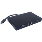 PREMIUMCORD Převodník USB3.1 na RJ45, HDMI, VGA, USB3.0, SD,audio ,PD charge ku31dock01