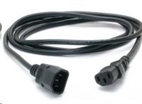 PremiumCord Prodlužovací kabel síť 230V, IEC 320 C13 - C14, 2 m kps2