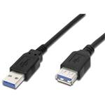 PremiumCord Prodlužovací kabel USB 3.0 Super-speed 5Gbps A-A, MF, 9pin, 0,5m ku3paa05bk