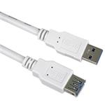 PremiumCord Prodlužovací kabel USB 3.0 Super-speed 5Gbps A-A, MF, 9pin, 1m bílá KU3PAA1W