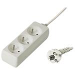 PremiumCord Prodlužovací přívod 230V 3m 6 zásuvek + vypínač, černý ppa6k-03bk