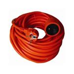 PremiumCord - Prodlužovací šňůra - AC 230 V - 20 m - oranžová PPE2-20
