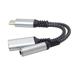 PremiumCord Redukce USB-C /3,5mm jack s DAC chipem + USB-C pro nabíjení 13cm ku31zvuk04